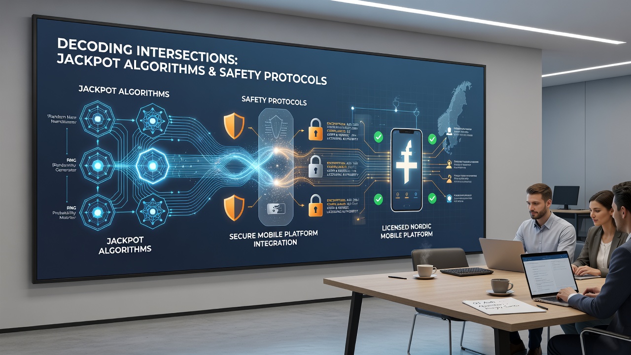 Diagram showing safety protocol layers protecting jackpot systems on Nordic licensed apps